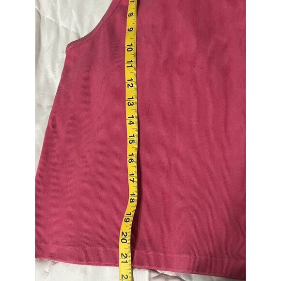 MSGM Embroidered Pink Tank Top Size XL - Picture 12 of 12